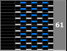 beatmania IIDX「V」61小節目のデニム地帯